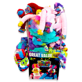 Plush Mohawk Monkey Assorted Floor Display - 30 Pieces Per Retail Ready Display 88436 KIPP BROTHERS