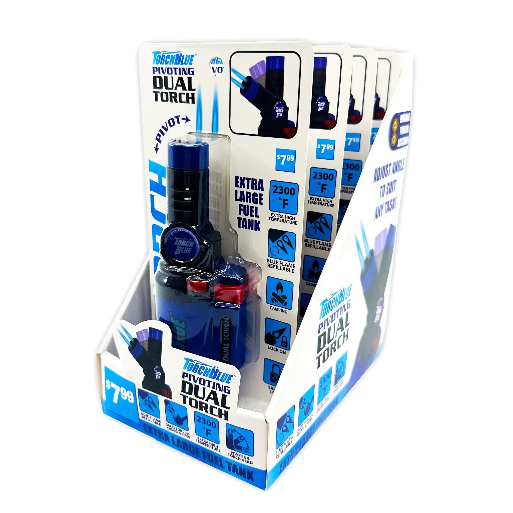 Grilling Center Assortment Floor Display - 81 Pieces Per Retail Ready Display 88444 TORCH BLUE
