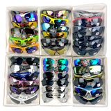Sunglasses Sport Rayz Assortment Floor Display - 48 Pieces Per Retail Ready Display 88442 DRIVER'S EDGE