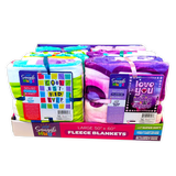 Blanket and Plush Kids Assortment Floor Display - 32 Pieces Per Retail Ready Display 88509 KIPP BROTHERS