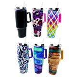 40 oz Insulated Printed Cup Assortment Floor Display - 24 Pieces Per Retail Ready Display 88523 NOVELTY INC