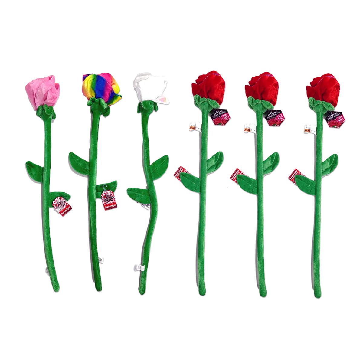 Valentine's Day Rose Plush and Gift Assortment Floor Display - 58 Pieces Per Retail Ready Display 88575 KIPP BROTHERS