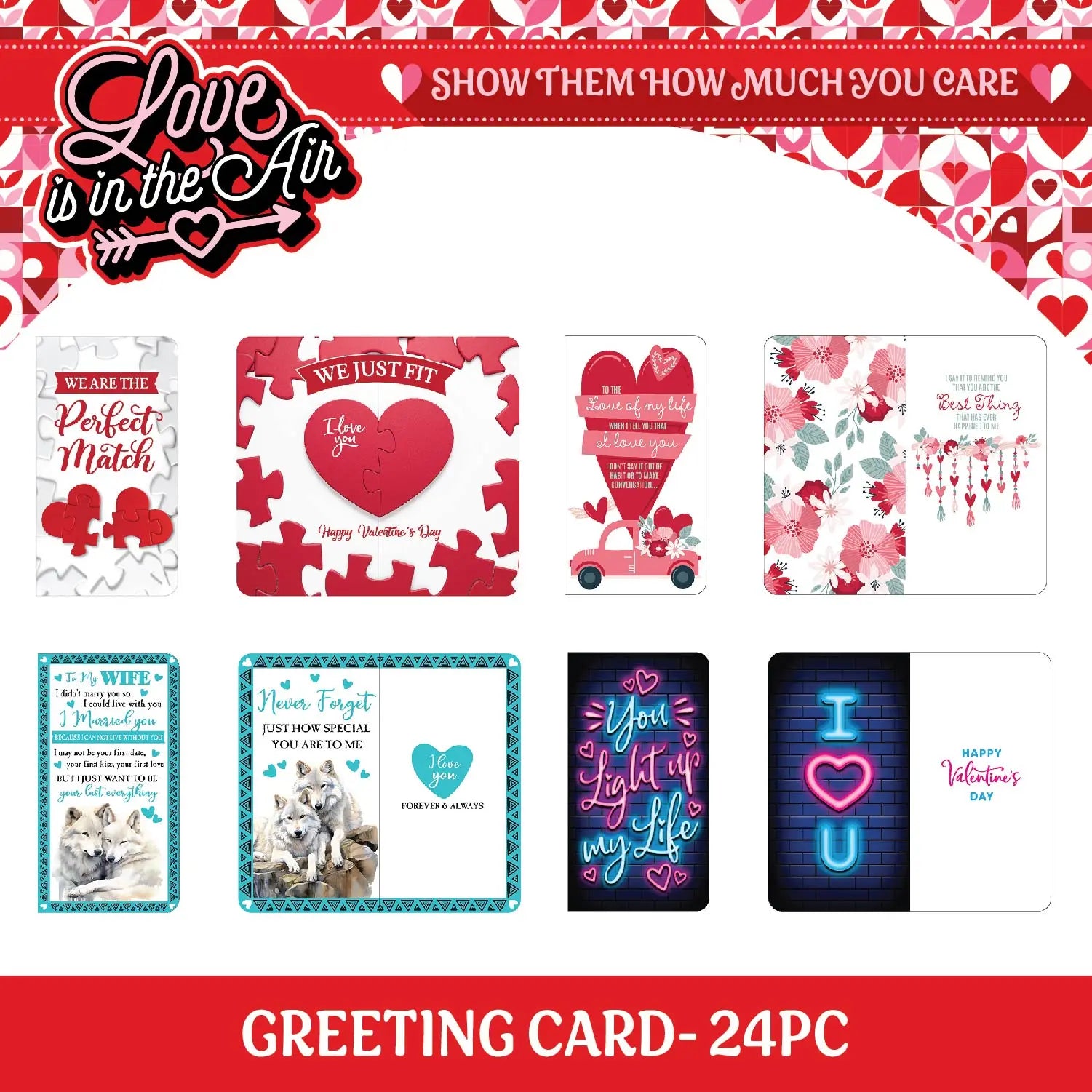 Valentine's Day Rose Plush and Gift Assortment Floor Display - 58 Pieces Per Retail Ready Display 88576 KIPP BROTHERS