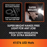LED Knit Hat Floor Display Kit 24 Pieces Per Retail Ready Display 88466 ROUGHNECK
