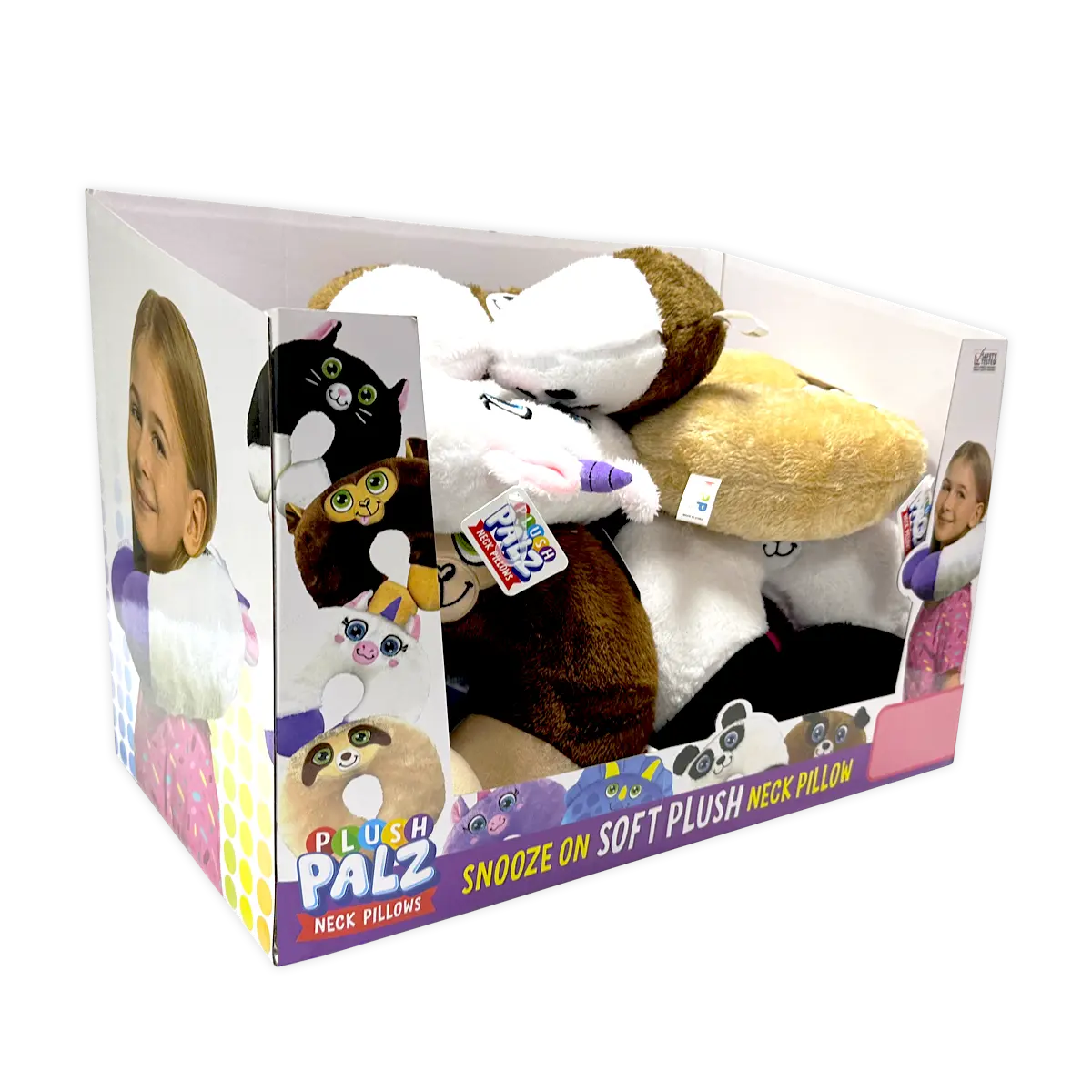 Plush and Headphones Assorted Floor Display - 36 Pieces Per Retail Ready Display 88521 KIPP BROTHERS