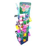Summer Drinkware Assortment Floor Display - 42 Pieces Per Retail Ready Display 88470 KIPP BROTHERS