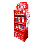 Valentine's Day Glass and Gift Assortment Floor Display - 81 Pieces Per Retail Ready Display 88504 KIPP BROTHERS