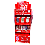 Valentine's Day Glass and Gift Assortment Floor Display - 81 Pieces Per Retail Ready Display 88504 KIPP BROTHERS