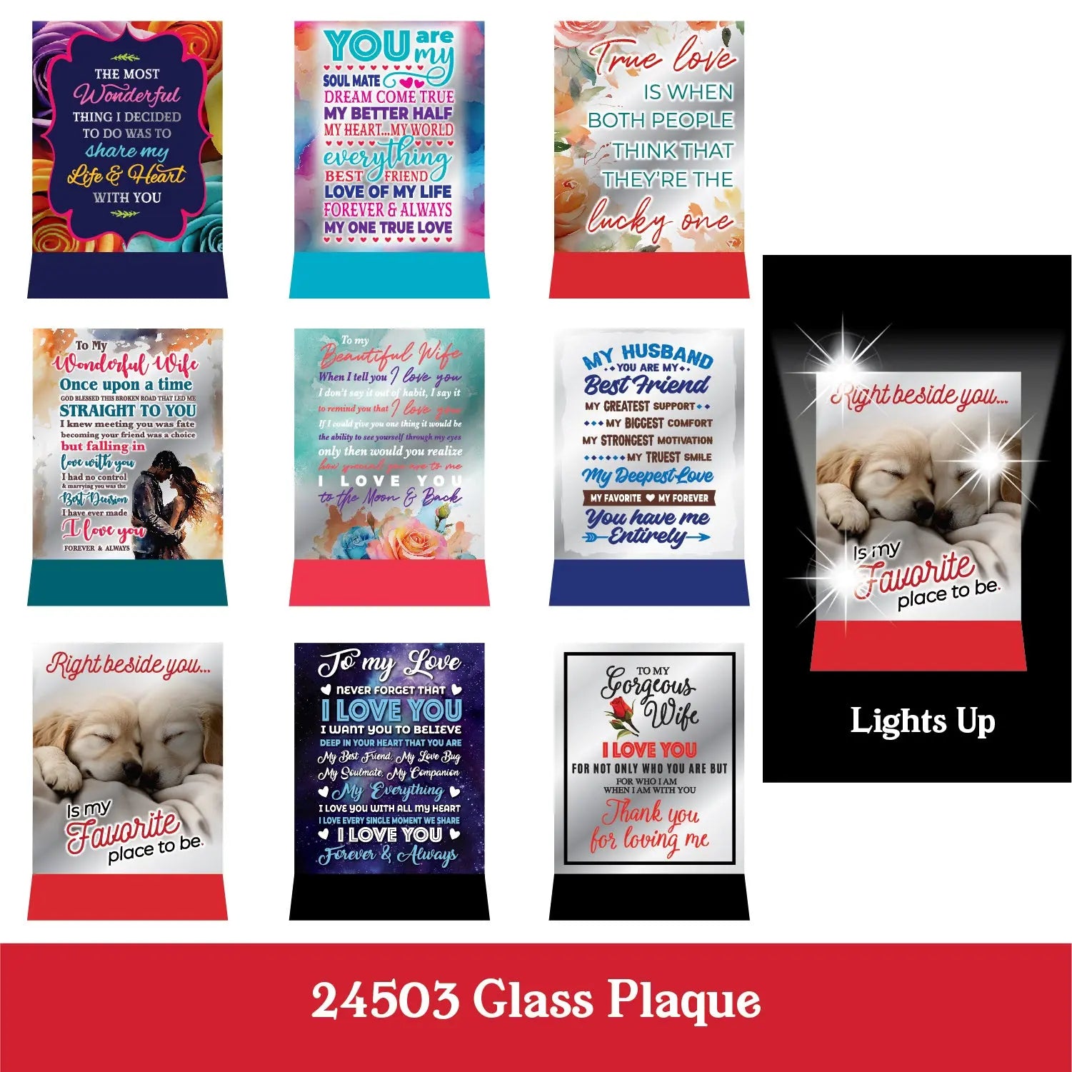 Valentine's Day Glass and Gift Assortment Floor Display - 81 Pieces Per Retail Ready Display 88504 KIPP BROTHERS