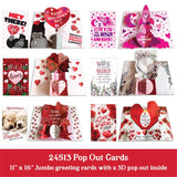 Valentine's Day Glass and Gift Assortment Floor Display - 81 Pieces Per Retail Ready Display 88504 KIPP BROTHERS