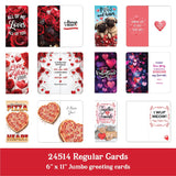 Valentine's Day Glass and Gift Assortment Floor Display - 81 Pieces Per Retail Ready Display 88504 KIPP BROTHERS