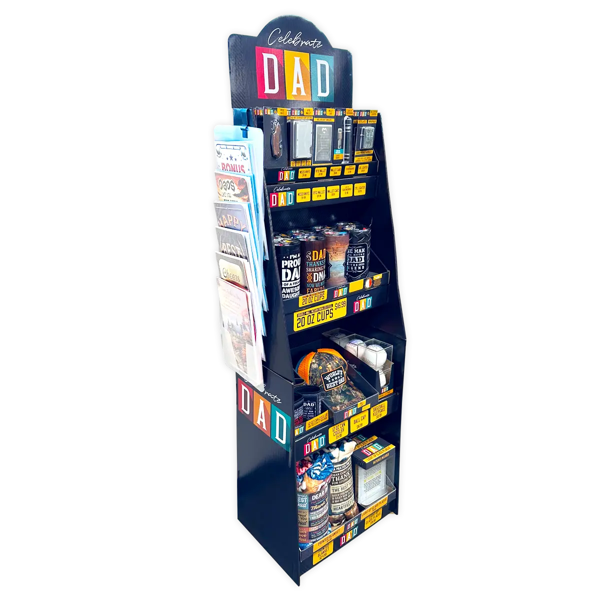 Father's Day Assortment Floor Display - 72 Pieces Per Retail Ready Display 88526 KIPP BROTHERS