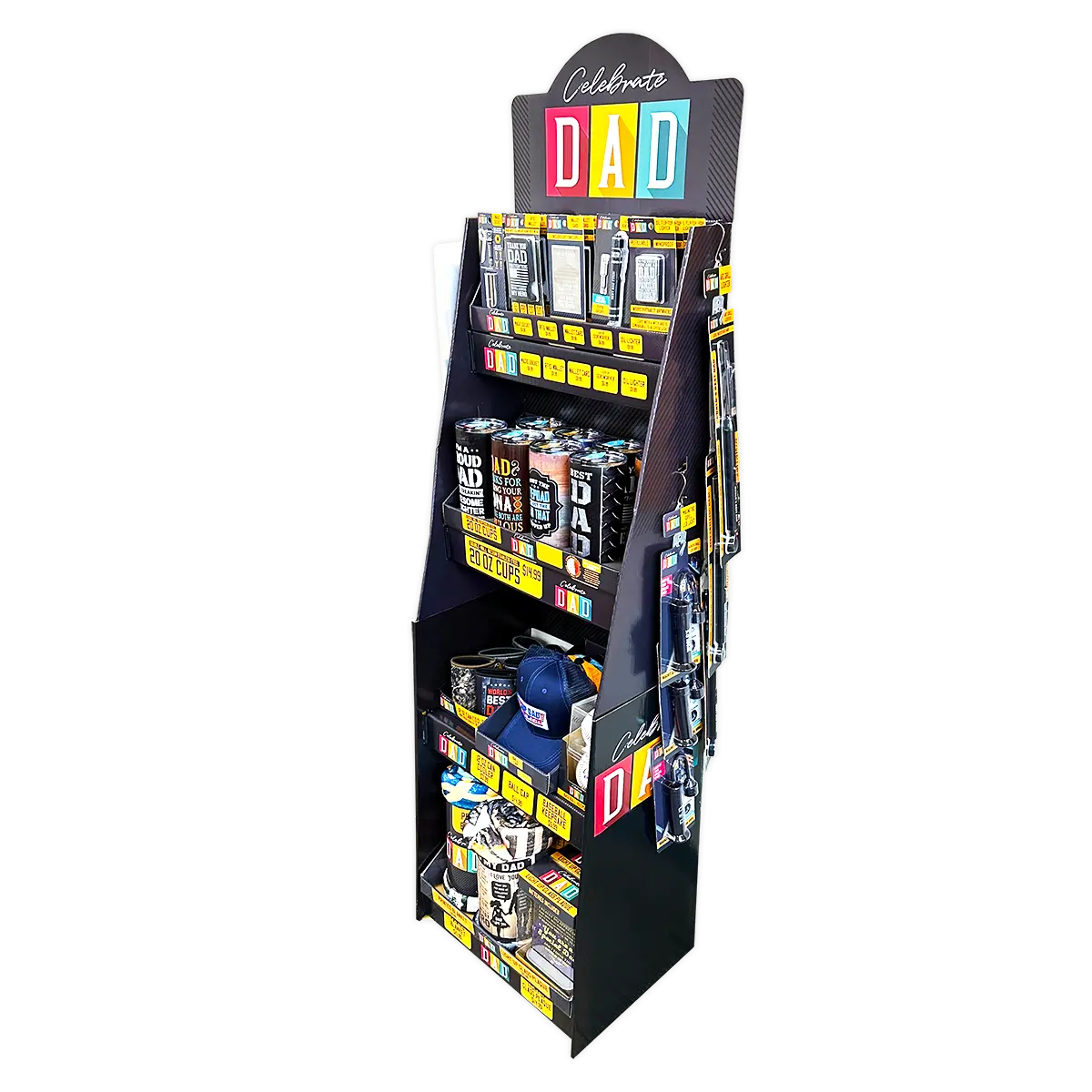 Father's Day Assorted Floor Display - 71 Pieces Per Retail Ready Display 88533 KIPP BROTHERS