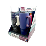 40 oz Stainless-Steel Insulated Seasonal Cups - 12 Pieces Per Retail Ready Display 88572 ROUGHNECK