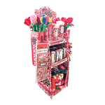 Valentine's Day Rose Plush and Gift Assortment Floor Display - 58 Pieces Per Retail Ready Display 88576 KIPP BROTHERS