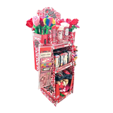 Valentine's Day Rose Plush and Gift Assortment Floor Display - 58 Pieces Per Retail Ready Display 88576 KIPP BROTHERS