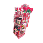 Valentine's Day Rose Plush and Gift Assortment Floor Display - 58 Pieces Per Retail Ready Display 88576 KIPP BROTHERS