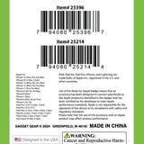 Charging Tech Set USB-C / Lightning Cable Assortment 3FT 20 Watts - 6 Pieces Per Retail Ready Display 88601 GADGET GEAR