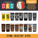 Father's Day Assortment Floor Display - 72 Pieces Per Retail Ready Display 88517 KIPP BROTHERS