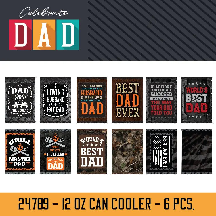 Father's Day Assortment Floor Display - 72 Pieces Per Retail Ready Display 88517 KIPP BROTHERS