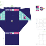 40 oz Insulated Printed Cup Assortment Floor Display - 24 Pieces Per Retail Ready Display 88523 NOVELTY INC
