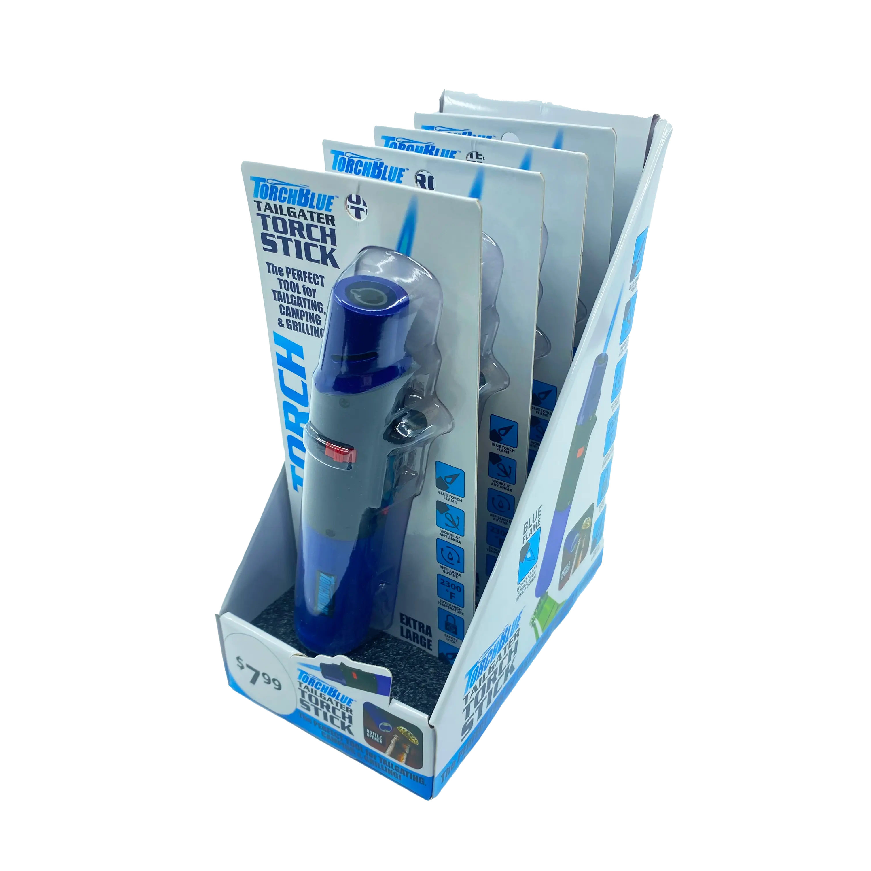 Grilling Center Assortment Floor Display - 71 Pieces Per Retail Ready Display 88403 TORCH BLUE