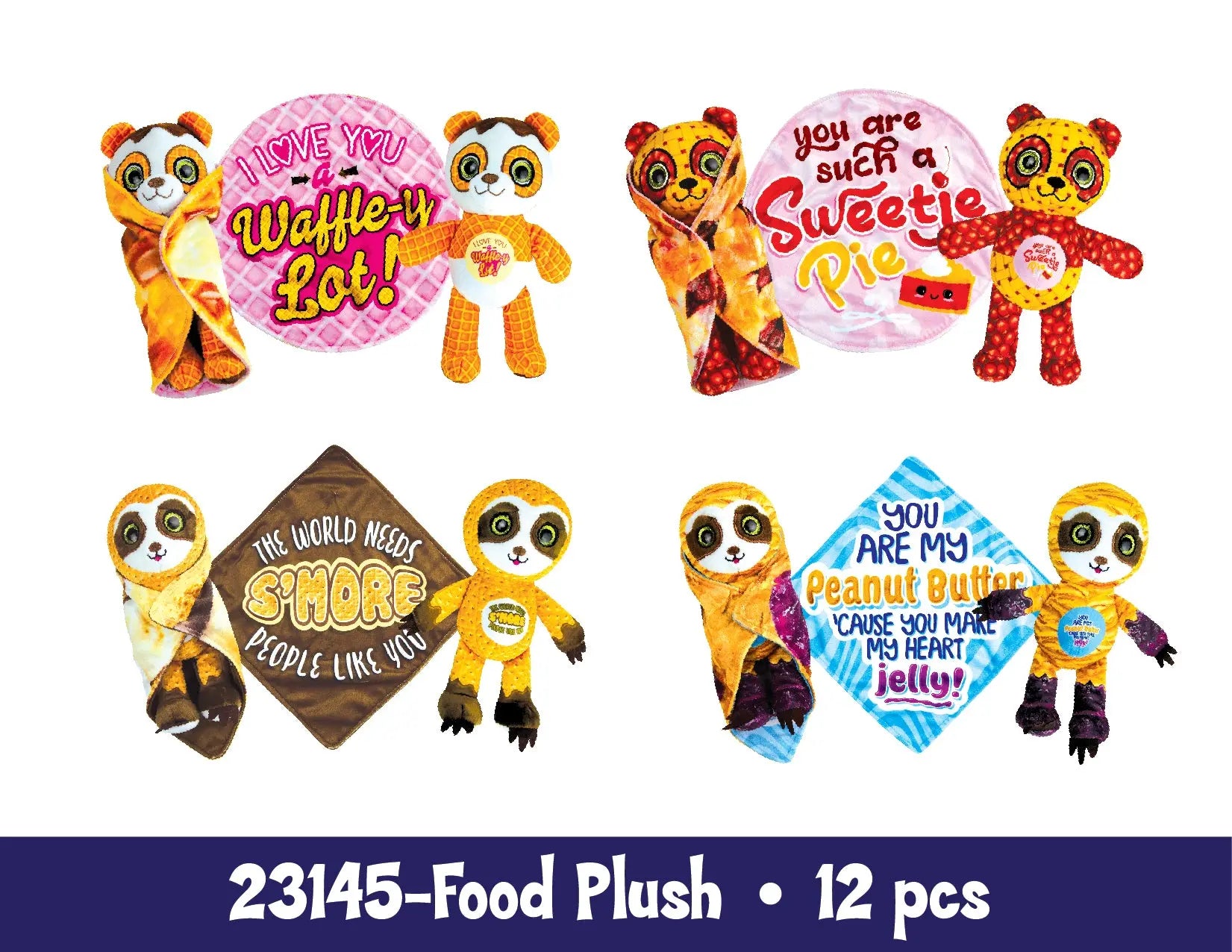 Blanket Plush Floor Display Assortment Floor Display - 36 Pieces Per Retail Ready Display 88399 KIPP BROTHERS