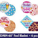 Blanket Plush Floor Display Assortment Floor Display - 36 Pieces Per Retail Ready Display 88399 KIPP BROTHERS