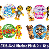 Blanket Plush Assortment Floor Display - 36 Pieces Per Retail Ready Display 88461 KIPP BROTHERS