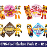 Blanket Plush Assortment Floor Display - 36 Pieces Per Retail Ready Display 88461 KIPP BROTHERS