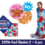Blanket Plush Assortment Floor Display - 36 Pieces Per Retail Ready Display 88461 KIPP BROTHERS