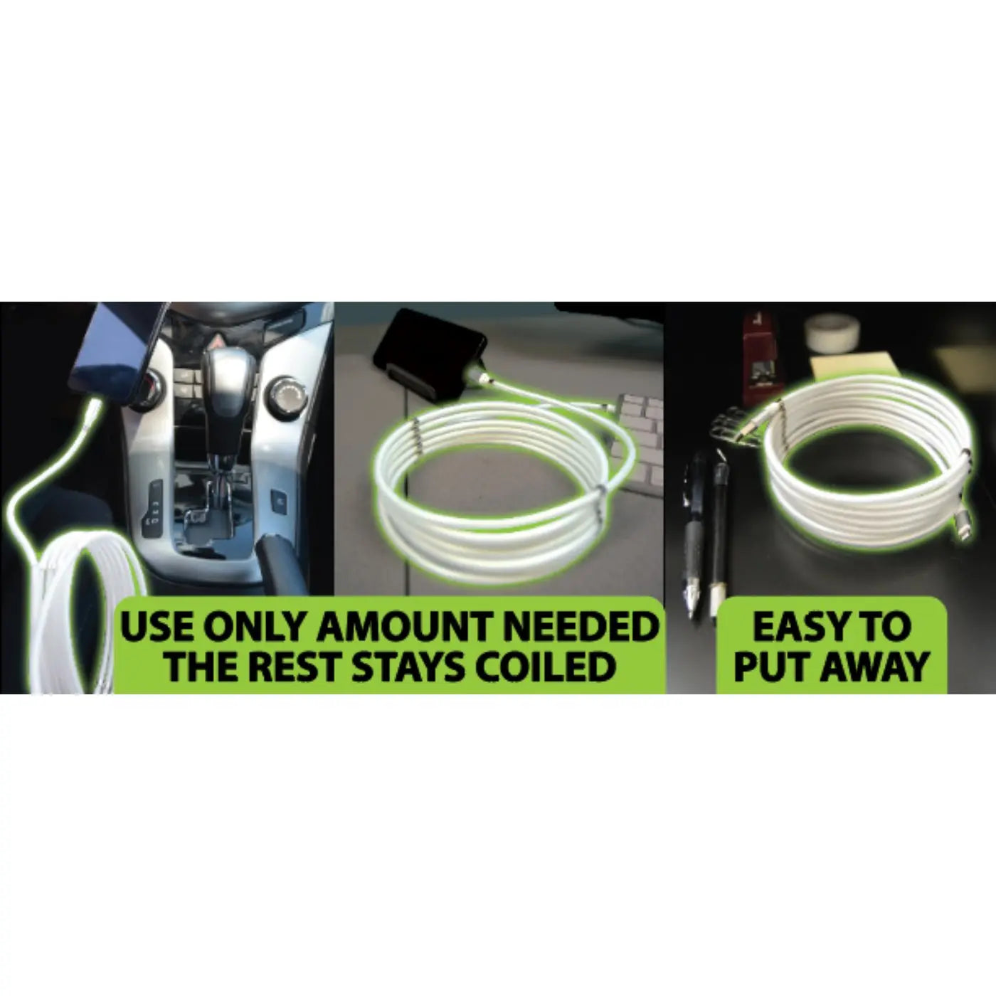 Charging Cable Magnetic USB to Micro USB 10FT - 6 Pieces Per Pack 23009MN GADGET GEAR