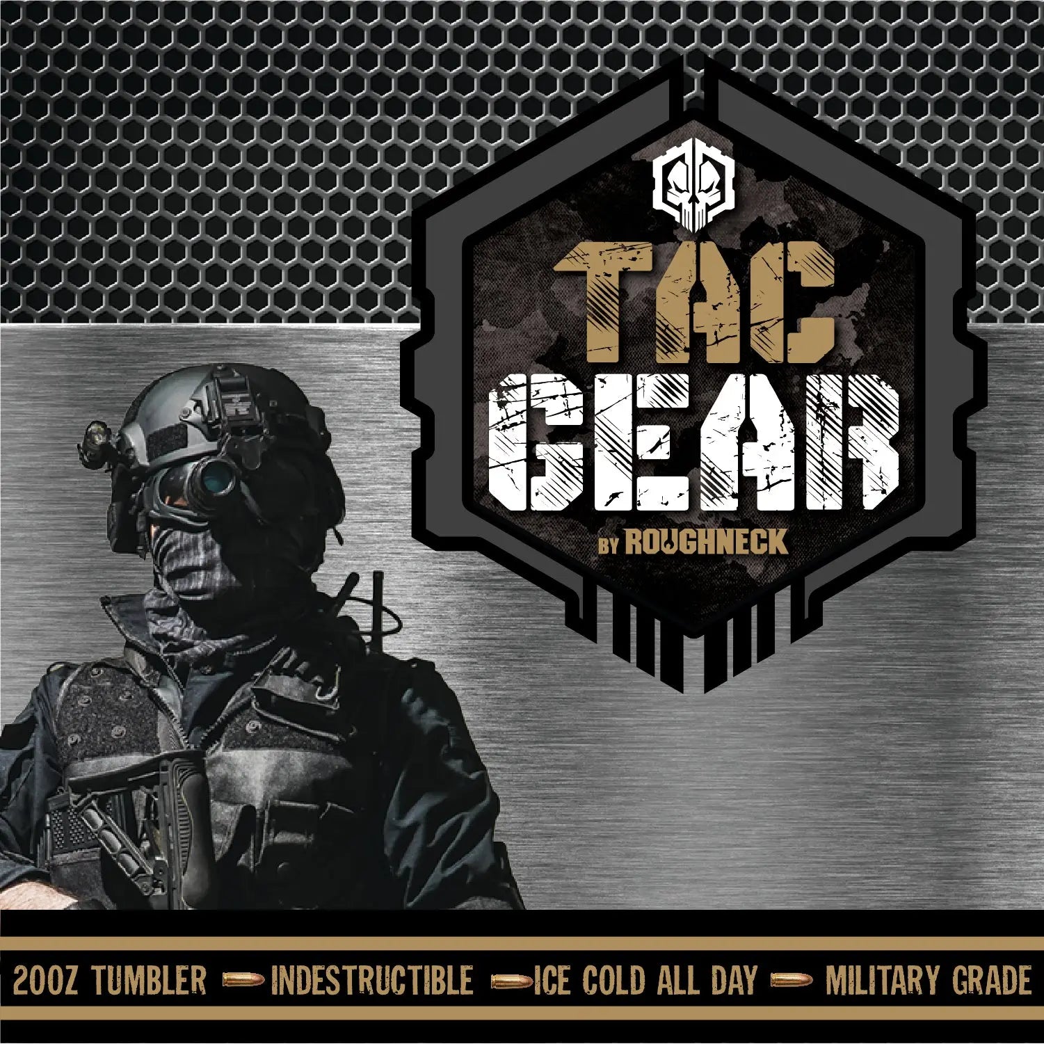 Patriotic Tac Gear Insulated Cup and Accessory Assortment - 84 Pieces Per Retail Ready Display 88387 TAC GEAR