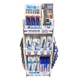 Grilling Center Assortment Floor Display - 71 Pieces Per Retail Ready Display 88403 TORCH BLUE