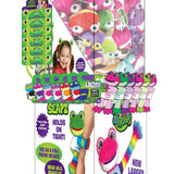 Plush Long Arm Frog Assortment Floor Display - 39 Pieces Per Retail Ready Display 88275 KIPP BROTHERS