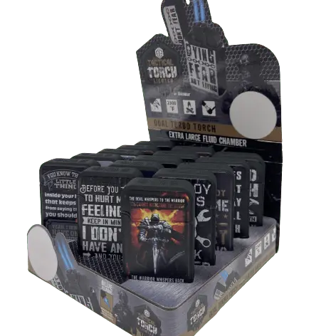 Patriotic Tac Gear Dual Torch Lighter - 15 Pieces Per Retail Ready Display 23083 TAC GEAR