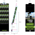 Dash Cam Floor Display - 16 Pieces Per Retail Ready Display 88368 GADGET GEAR
