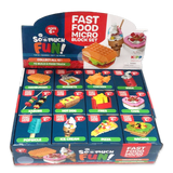 Micro Block Fast Food Set - 12 Pieces Per Retail Ready Display 24705