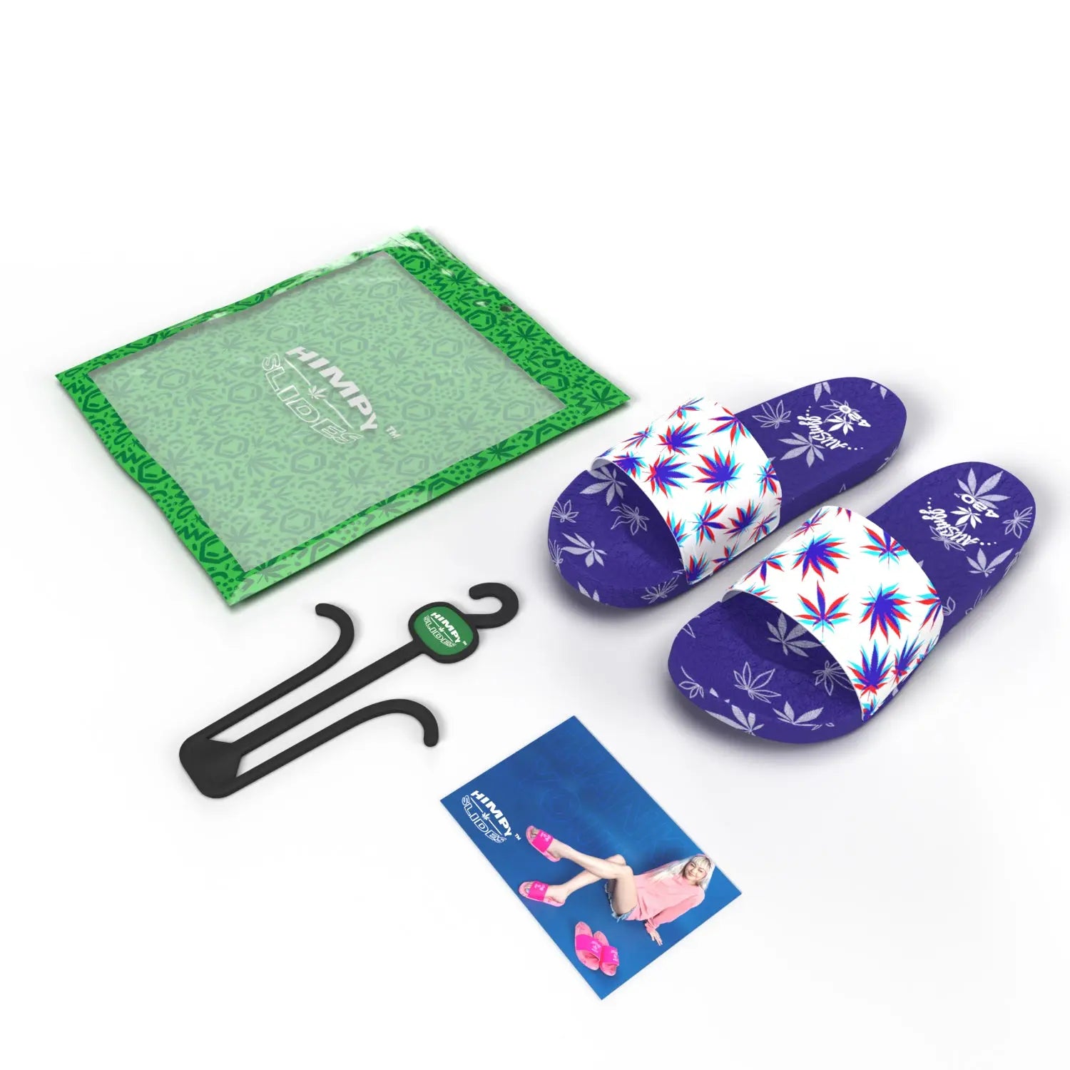 Himpy Slides - Womens Sour Grapes Purple Sandal - 1 Pair Per Pack ALL STUFF 420