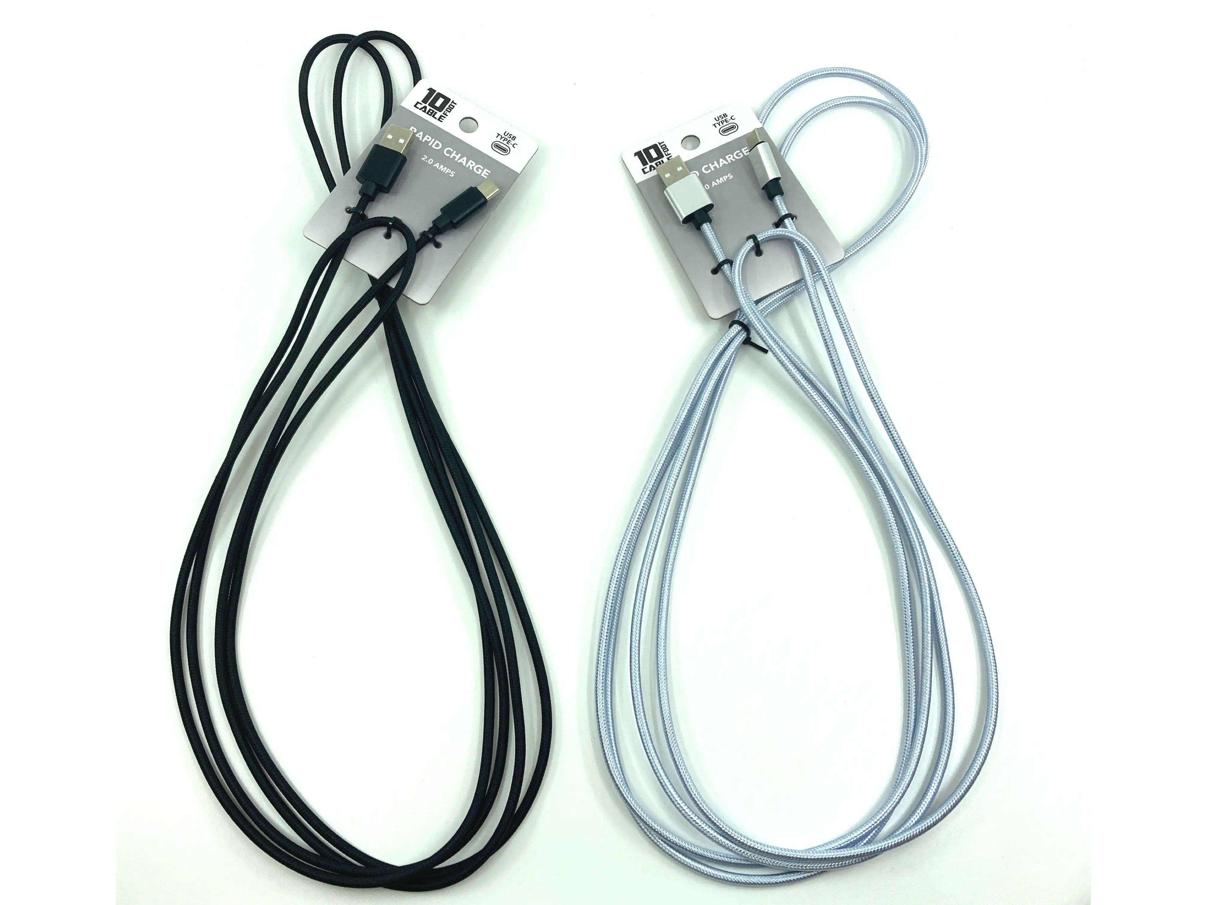 10FT Charging Cable Refill Kit Assortment - 24 Pieces Per Pack 88481 GADGET GEAR