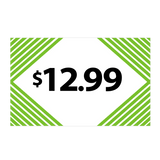 Merchandising Fixture - $12.99 Retail Tag 25 Per Pack 978470 NOVELTY INC