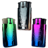 Metallic Dual Flame N Torch Lighter - 16 Pieces Per Retail Ready Display 23696 SMOKEZILLA