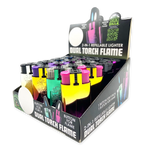 Metallic Dual Flame N Torch Lighter - 16 Pieces Per Retail Ready Display 23696 SMOKEZILLA