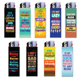 Sarcastic Light Up Curve Lighter - 30 Pieces Per Retail Ready Display 24333