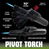 Pivot Head Torch Stick Lighter - 12 Pieces Per Retail Ready Display 24344