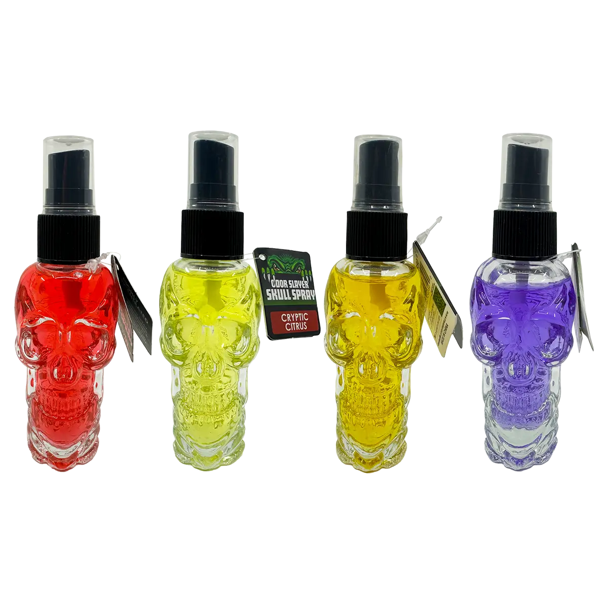Air Freshener Odor Slayer Skull Smoke Eater Spray - 12 Pieces Per Retail Ready Display 24350 SMOKEZILLA
