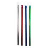 Stainless Steel Metal Straw With Rubber Tip - 50 Pieces Per Retail Ready Display 24353