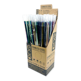 Stainless Steel Metal Straw With Rubber Tip - 50 Pieces Per Retail Ready Display 24353