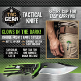 Pocket Knife Glow in The Dark with Bottle Opener - 6 Pieces Per Retail Ready Display 24450