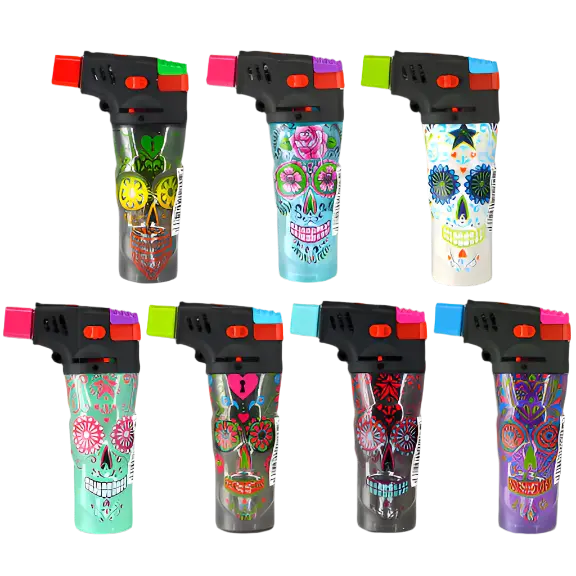 Molded Skull XXL Torch Lighter - 12 Pieces Per Retail Ready Display 24622 SMOKEZILLA